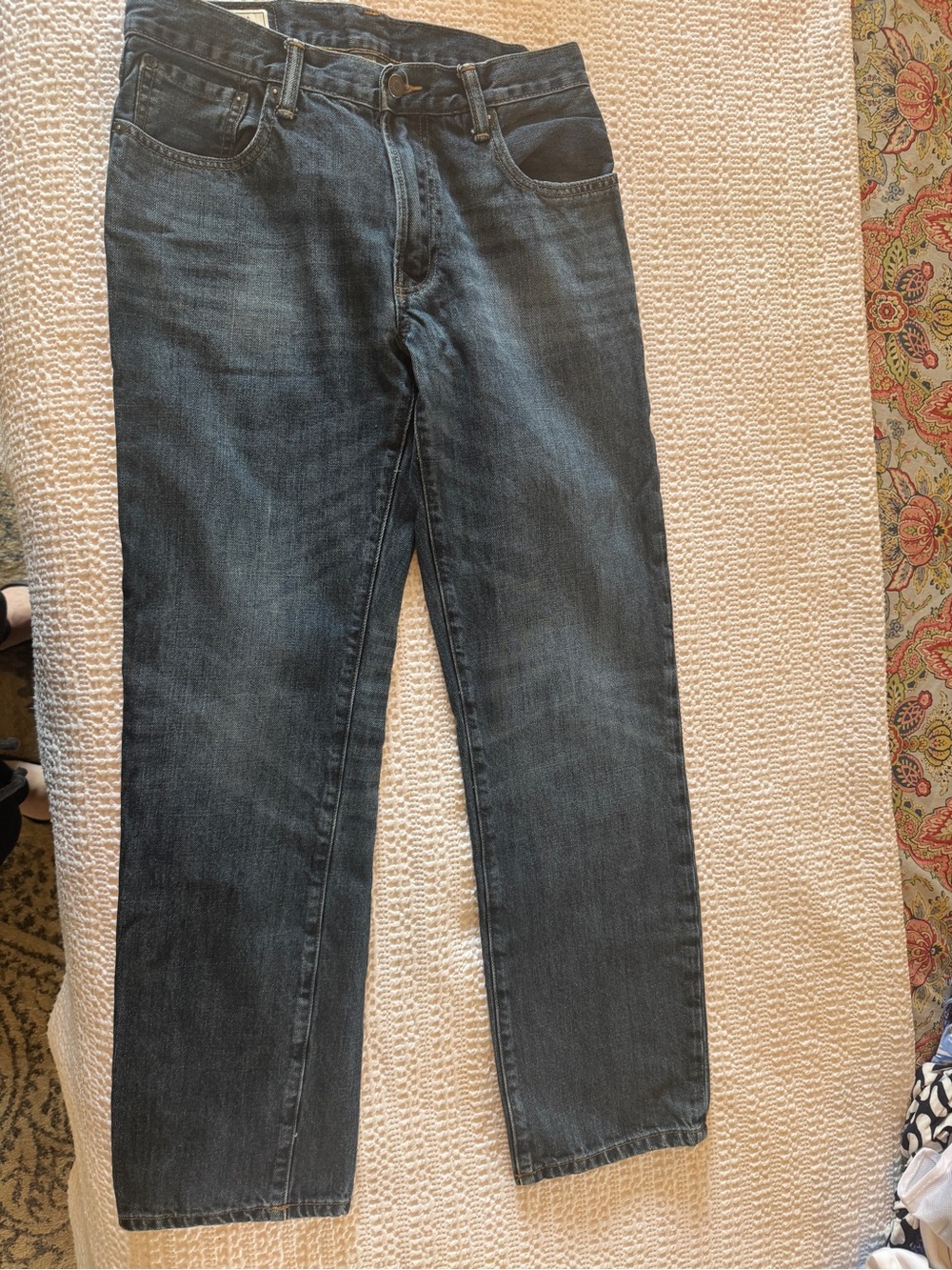GAP Standard Fit Jeans Men’s 29x30 Dark Wash Straight Leg 100% Cotton